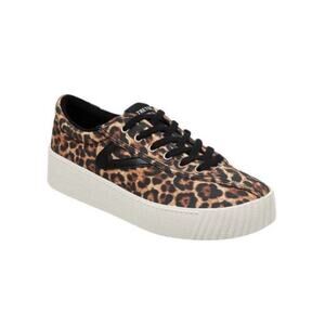 Tretorn Nylite Women's 10 Canvas Leopard Print Lace Up Sneaker